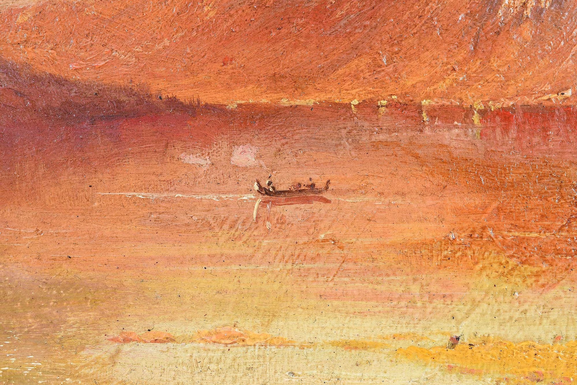 Artwork by Sanford Robinson Gifford, Wilderness Sketch, Made of oil on board