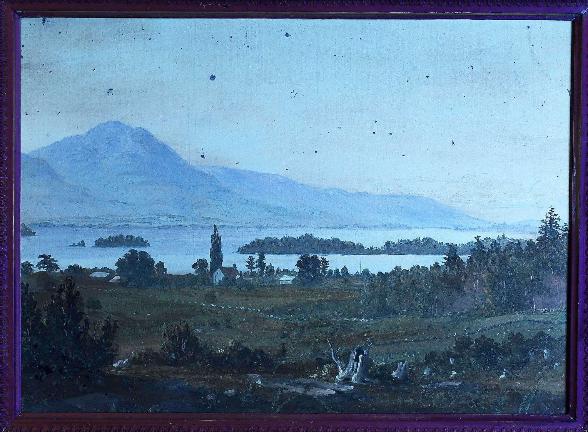 Artwork by Sanford Robinson Gifford, A Sketch From Nature, Made of oil on paper