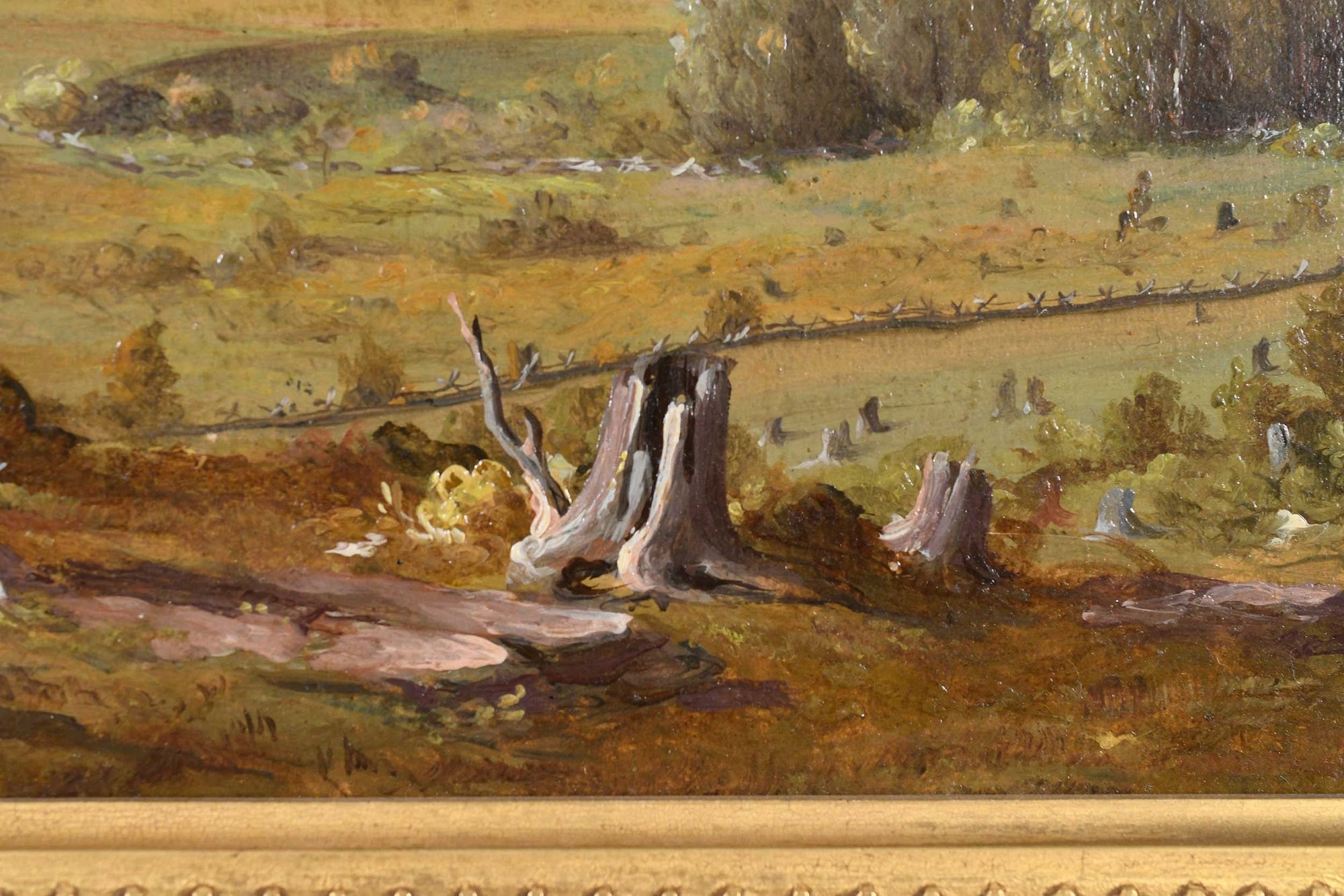 Artwork by Sanford Robinson Gifford, A Sketch From Nature, Made of oil on paper