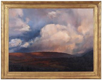 Autumn Landscape with Clouds - Chas Fagan
