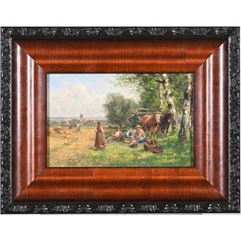 Le repos au moment de la fenaison - Henirich München