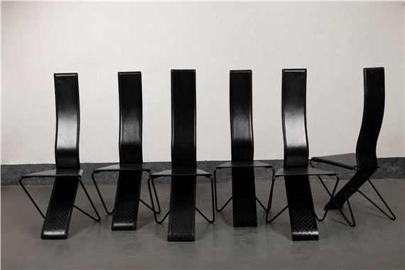 Pietro Arosio | Pr PIETRO AROSIO High Backed Metal Chairs | MutualArt