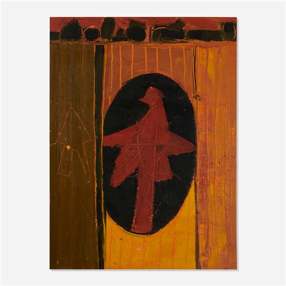 Untitled by Emerson S. Woelffer, 1956