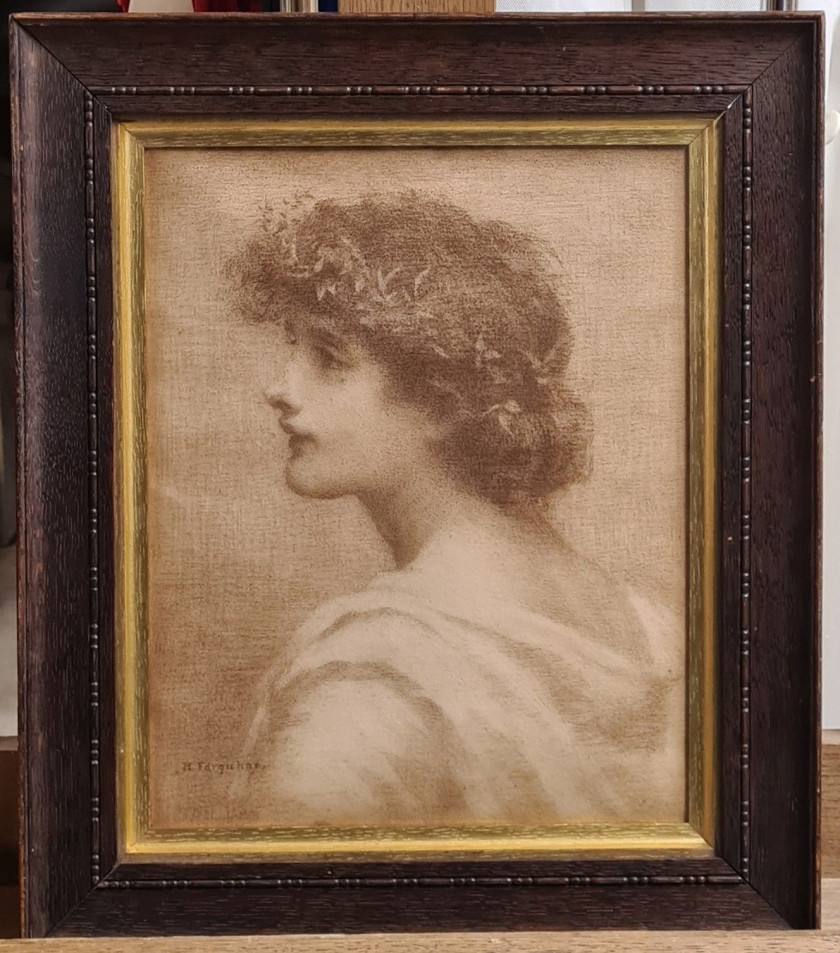 CDV PORTRAIT FEMME, MONTAGE IMITATION FERROTYPE Réf E 13