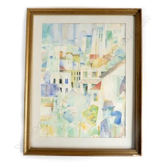 LORE BURBRIDGE “THE INHERITORS” WATERCOLOR - Lore Burbidge