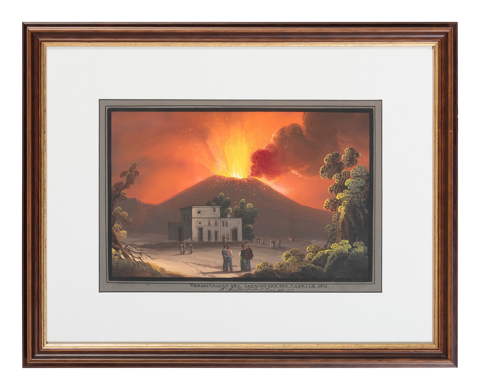 M. Mauton | Six Works: Volcanic Eruptions | MutualArt