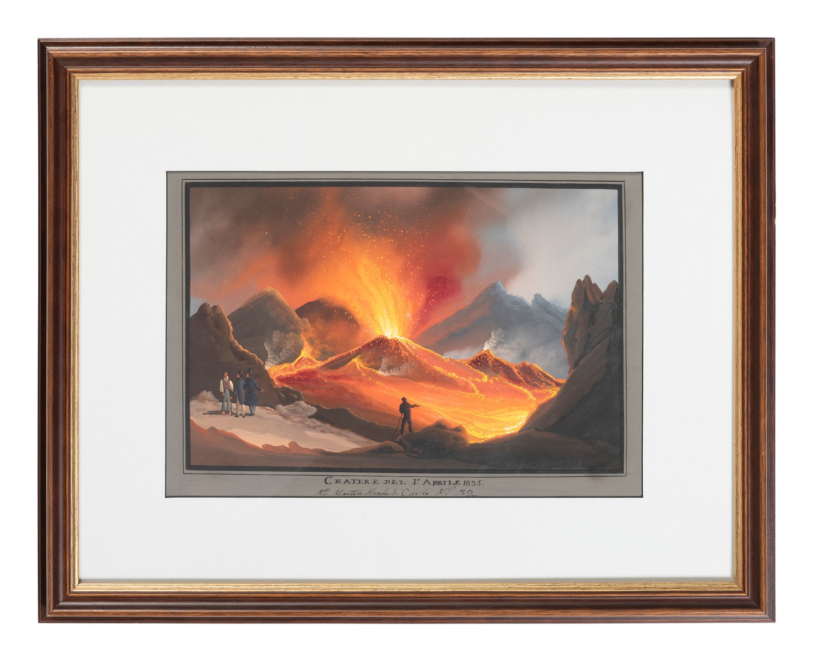 M. Mauton | Six Works: Volcanic Eruptions | MutualArt