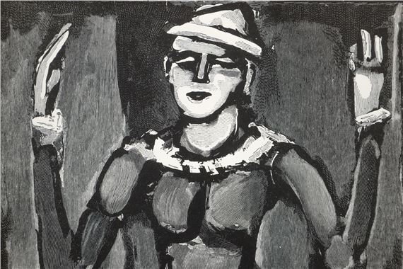 Georges Rouault | Georges Rouault 1932 woodcut Clown Assis (1932 ...