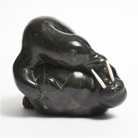 Isa Smiler | POLAR BEAR ATTACKING WALRUS, CIRCA 1955 (Circa 1955 ...
