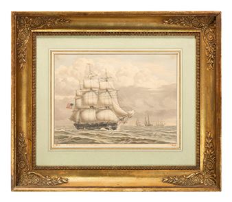 American Frigate - Lauritz Rasmus Lyngbye