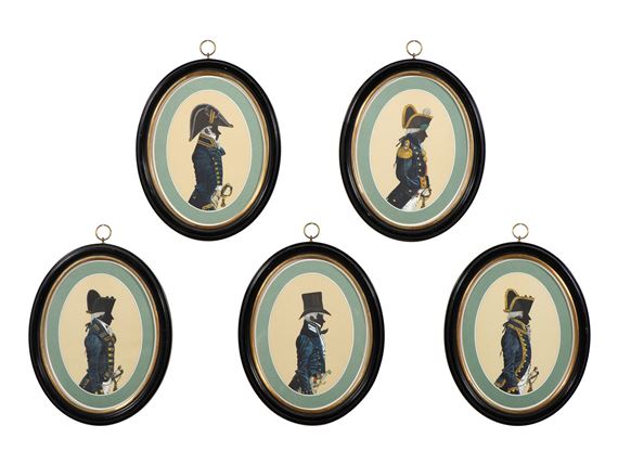 John Mollo | Twenty Works: Silhouette Portraits of Naval Officers ...