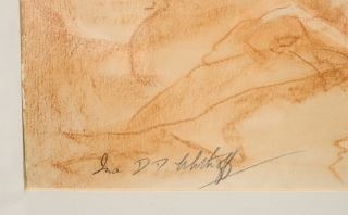 Artwork by Ina D. D. Uhthoff, signed Ina D.D. Uhthoff 48 x 24", Made of Sketch