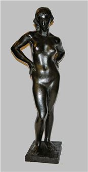 Großer Frauenakt - Hans Breker