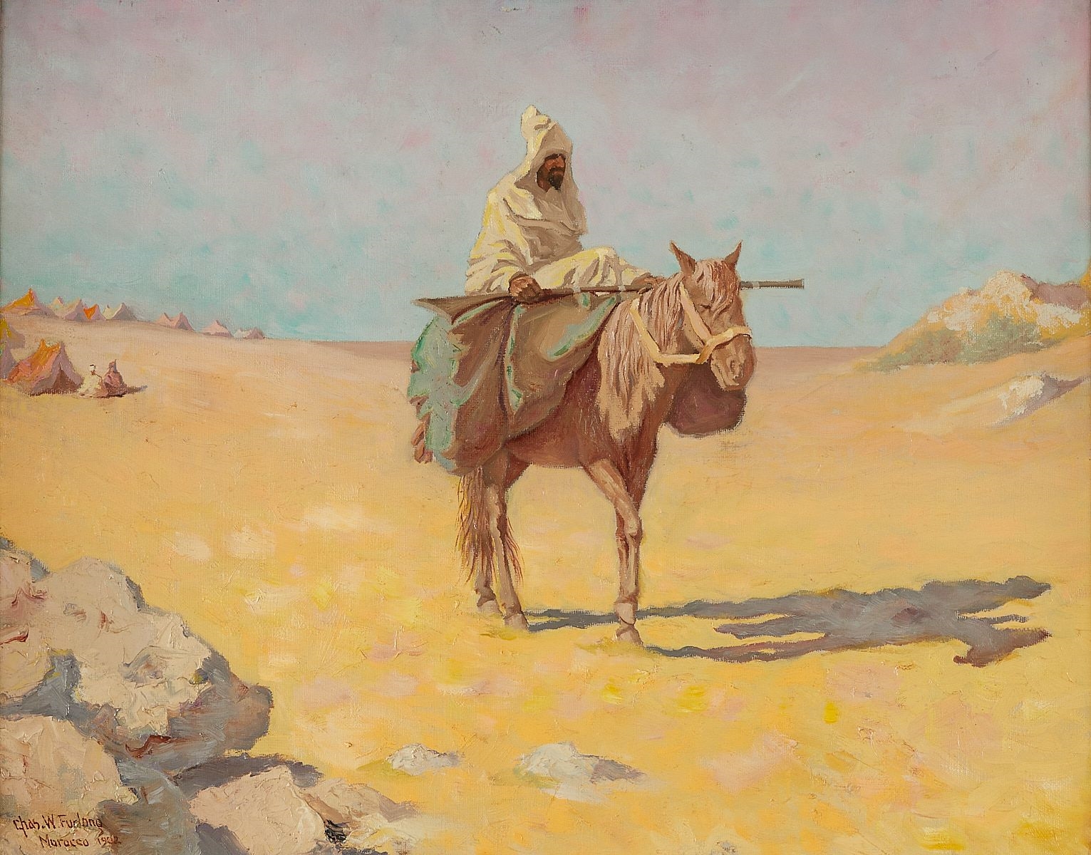 Artwork by Charles Wellington Furlong, Charles W. Furlong Morocco Oil Painting, Made of Oil on canvas painting
