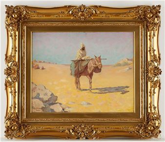 Charles W. Furlong Morocco Oil Painting - Charles Wellington Furlong