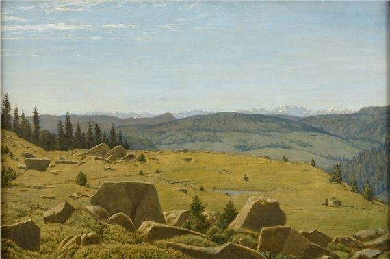 Gebirgslandschaft by Hans Thoma, 1916