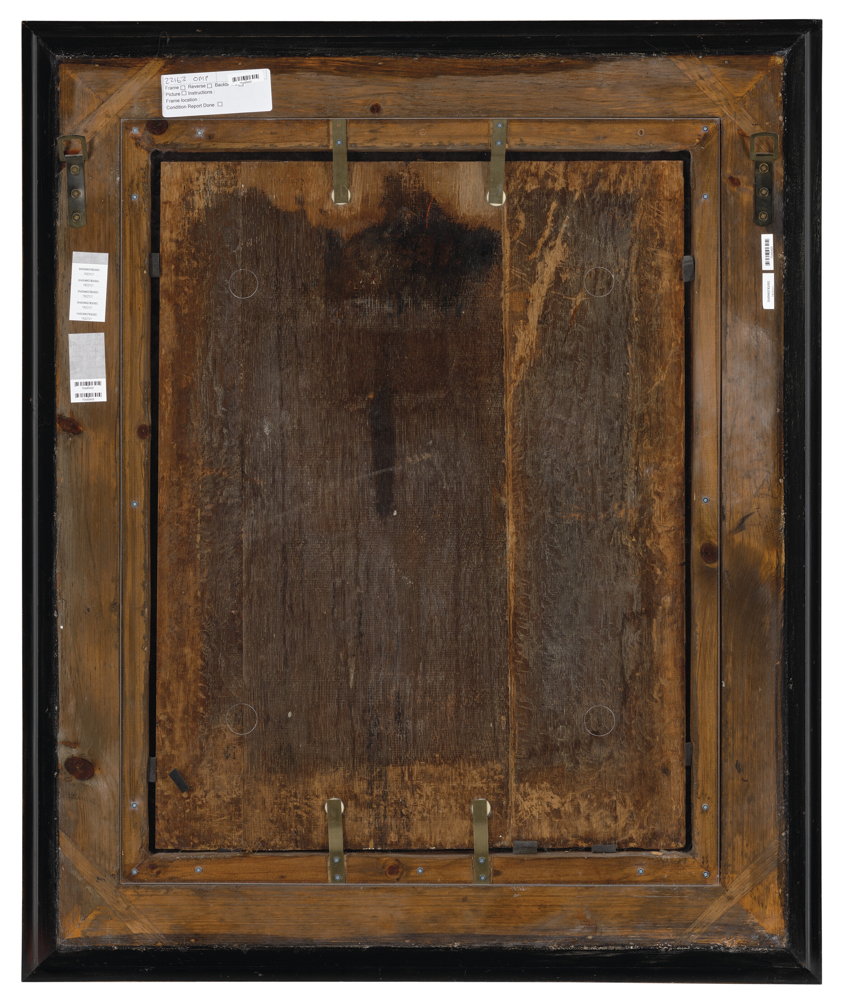 Artwork by Jacobus Levecq, Portrait d'un jeune homme, à mi-corps, Made of oil on panel