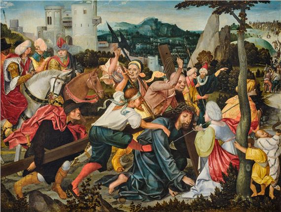 Le Portement de croix by Adriaen van Overbeke