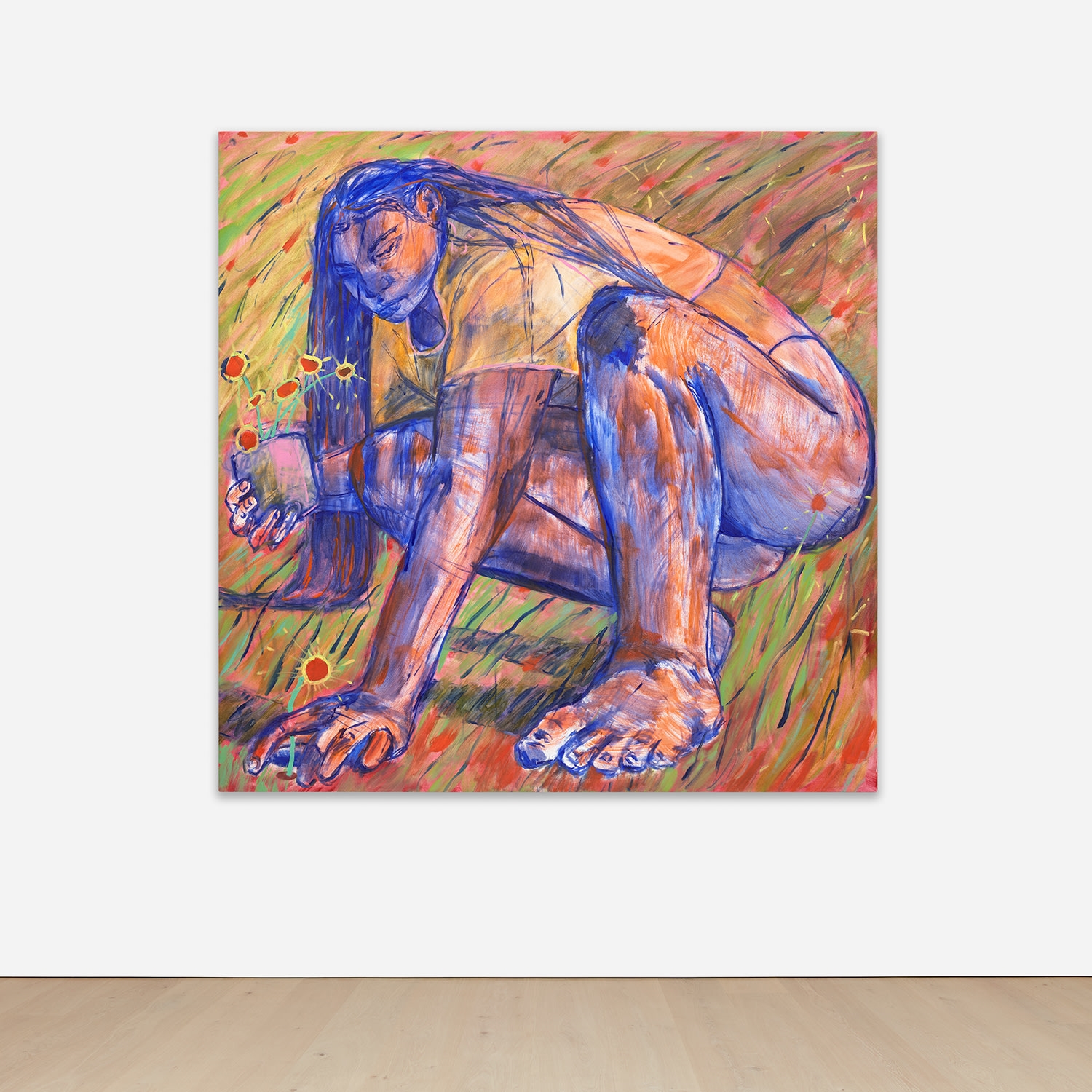 Artwork by Caroline Absher, Freeing the Potted Plants, Made of oil on canvas