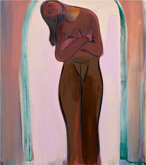 Folded Venus / Pomaded Sweater #3 by Heidi Hahn, Painted in 2020