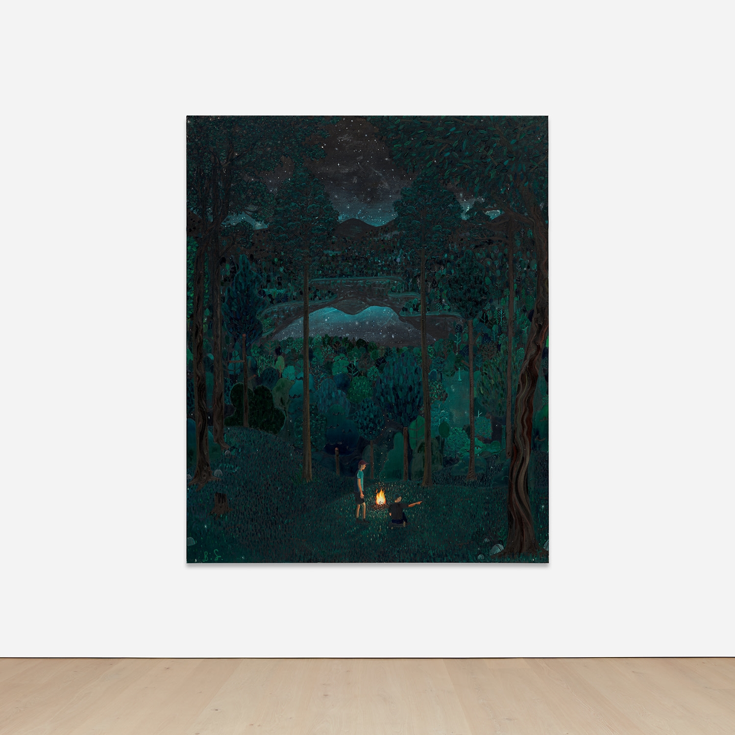 Artwork by Ben Sledsens, A second nice break, Made of oil and acrylic on canvas