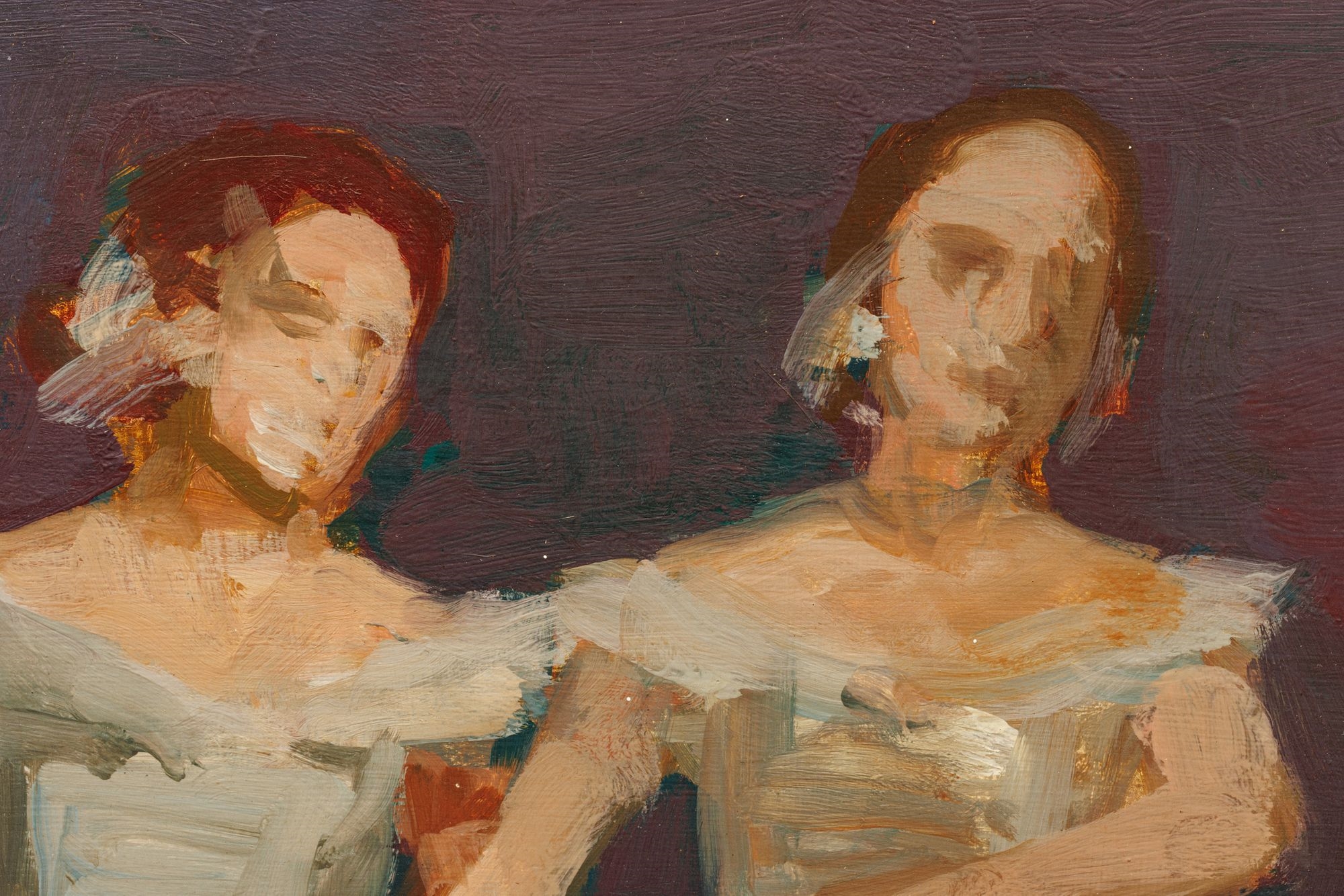 Artwork by Robert Wilbert, Robert Wilbert (American, B. 1929) Oil on Canvas, "Cygnets", H 24" W 32", Made of Oil on Canvas