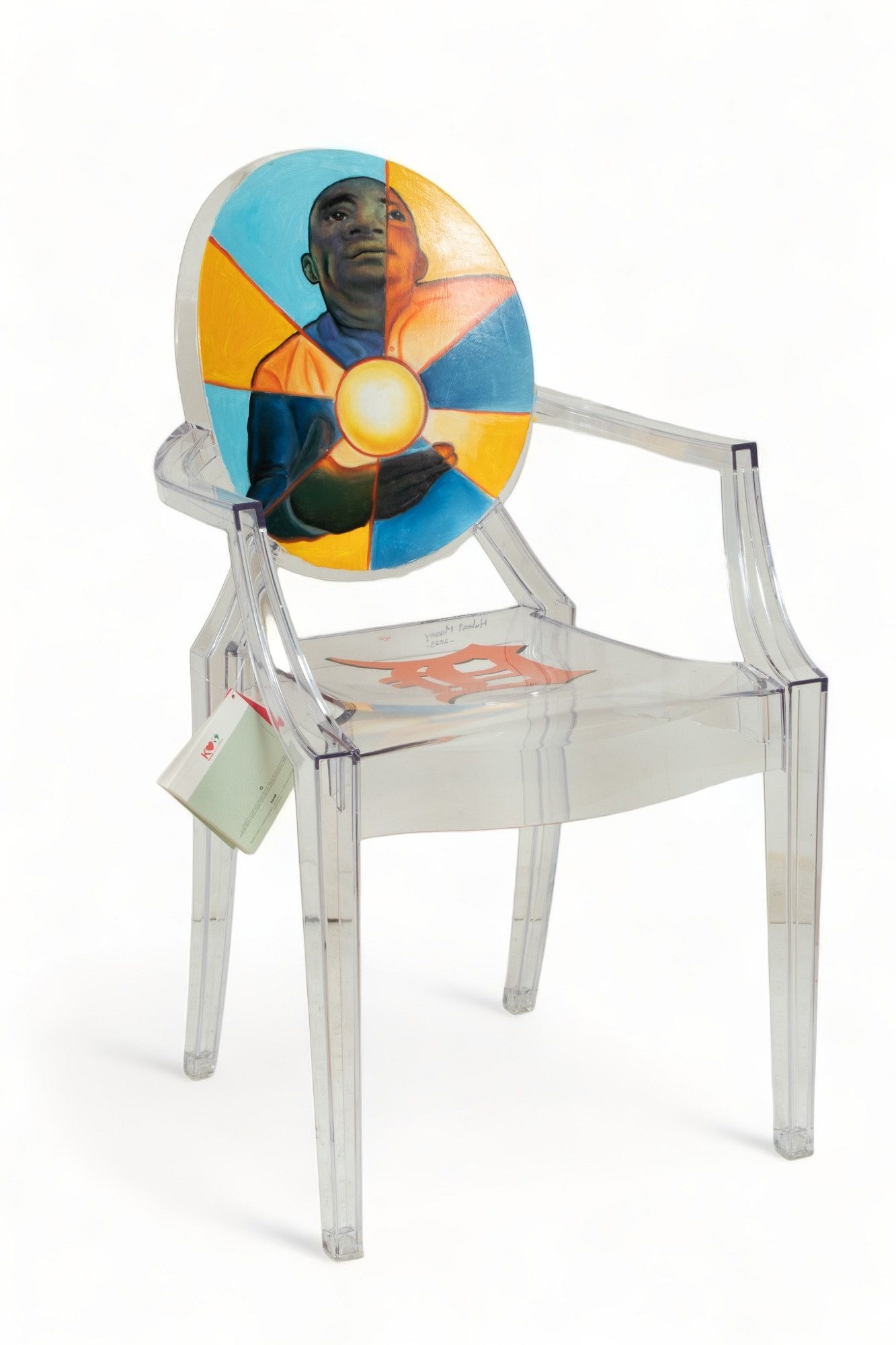 Hubert Massey (Detroit, Michigan, B. 1958) Philippe Starck Louis Ghost Chairs for Kartell (Italian) H 36.5" W 21.5" Depth 17" - Hubert Massey