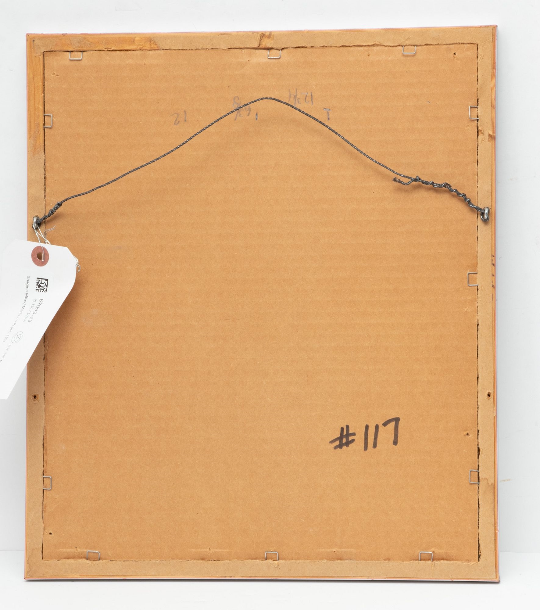 Artwork by Olga Shagina, Olga Shagina (Russia) Mixed Media on Paper, 1991, H 7" W 5", Made of Mixed Media on Paper