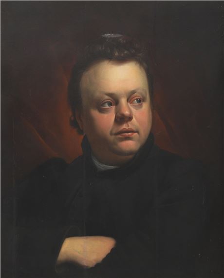 Petrus Van Schendel | A portrait of a young man | MutualArt
