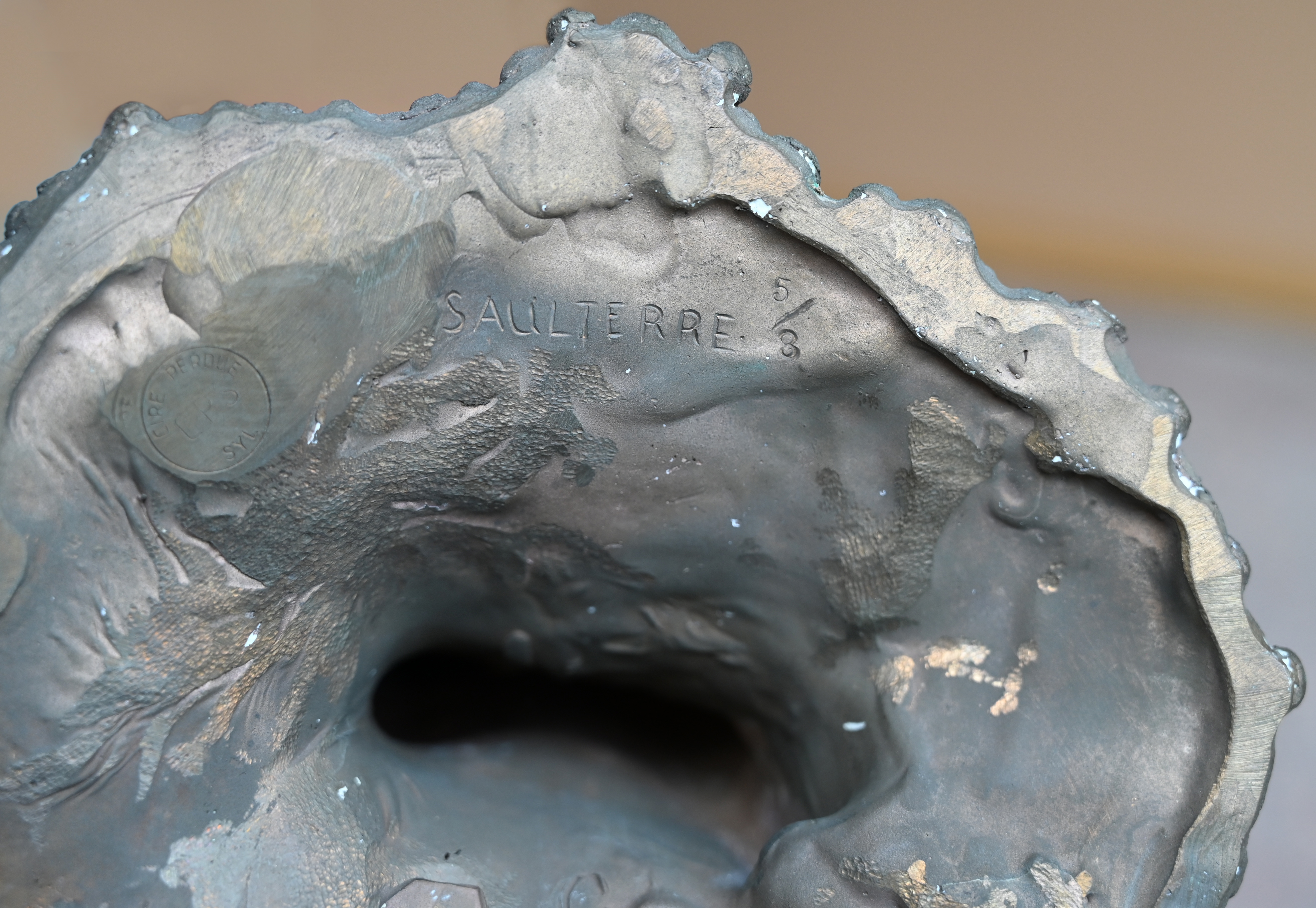 Artwork by Georges Saulterre, GEORGES SAULTERRE | Standing Woman, Made of bronze