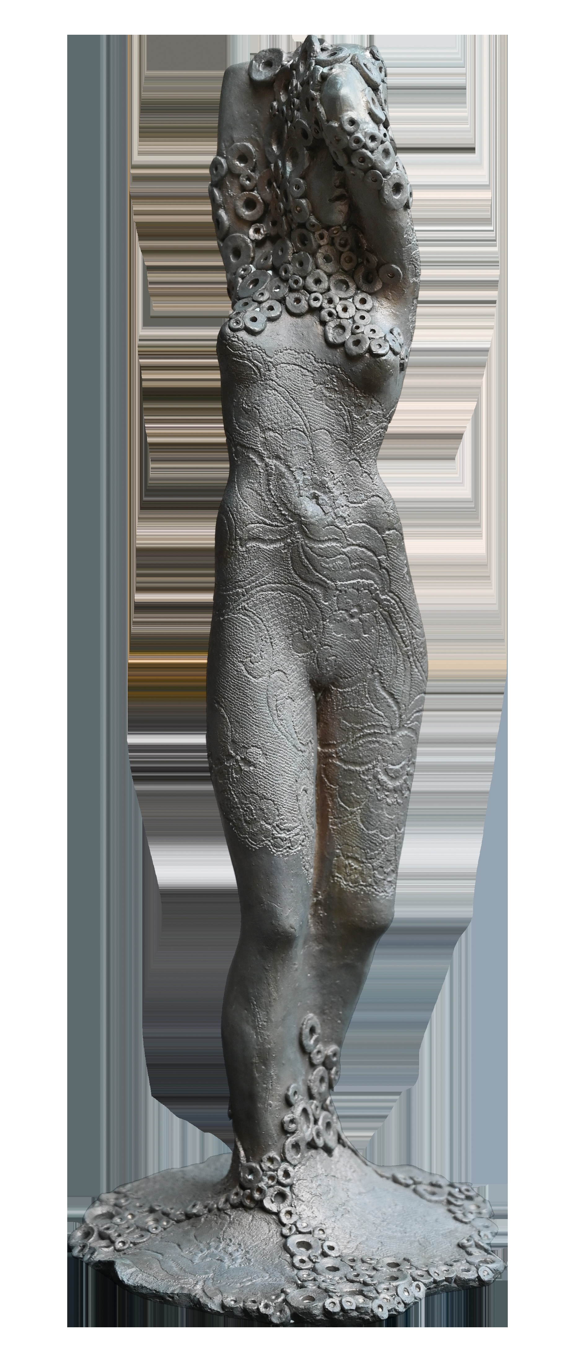 Artwork by Georges Saulterre, GEORGES SAULTERRE | Standing Woman, Made of bronze