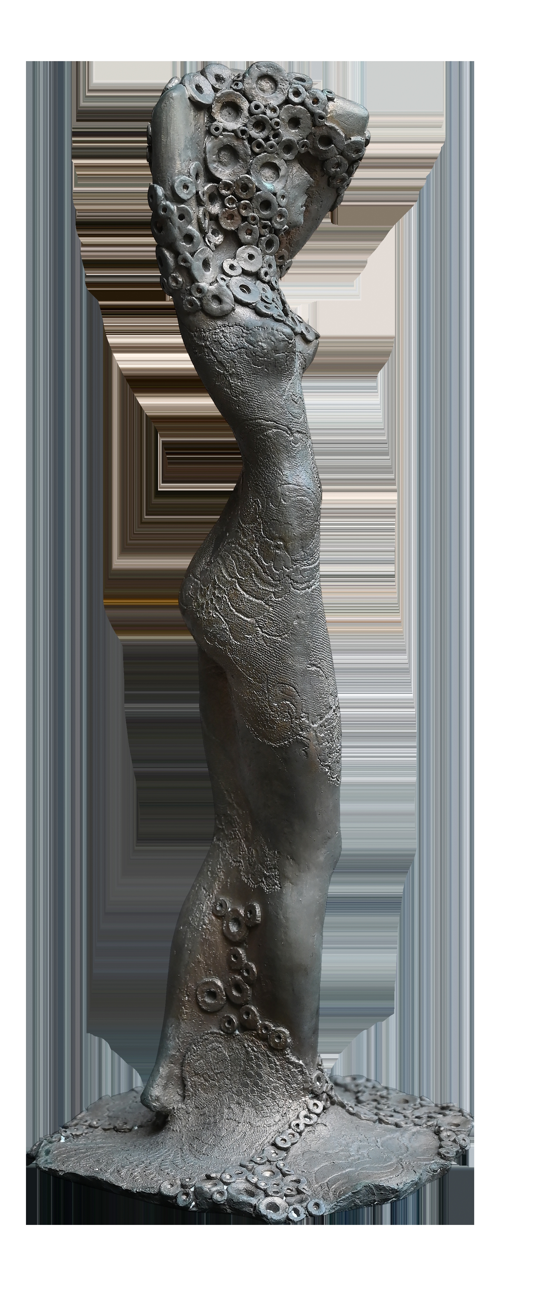 Artwork by Georges Saulterre, GEORGES SAULTERRE | Standing Woman, Made of bronze