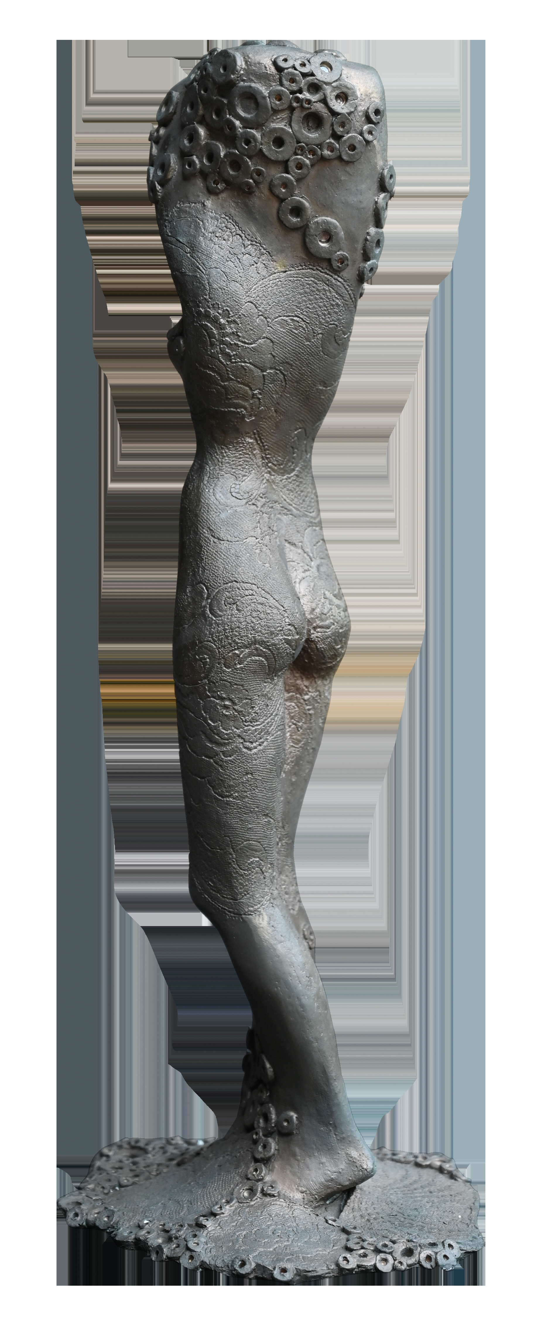 Artwork by Georges Saulterre, GEORGES SAULTERRE | Standing Woman, Made of bronze