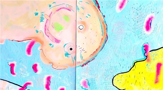 Apfelflug vom Stamm - Galerie der Künstler