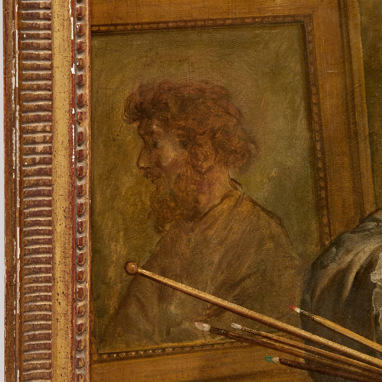 Artwork by François-Hubert Drouais, Portrait of a Young Boy Seated at an Easel, Made of oil on canvas