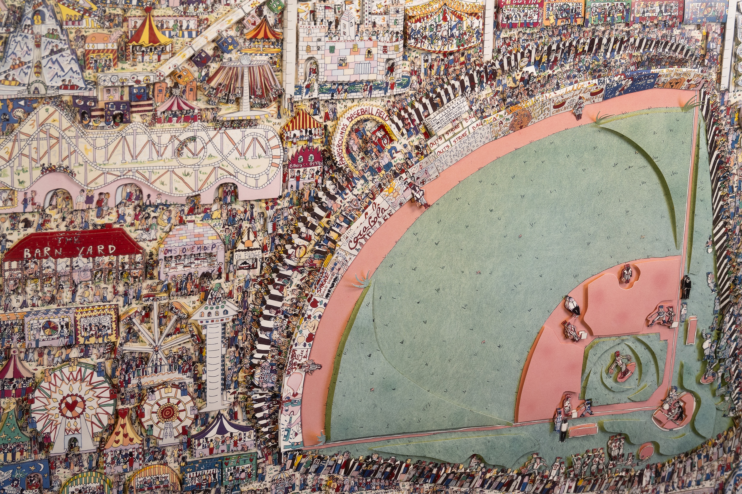 James Rizzi | Take me out to the Ballgame (1990) | MutualArt