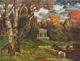 Arkadische Landschaft - Eduard Rüdisühli