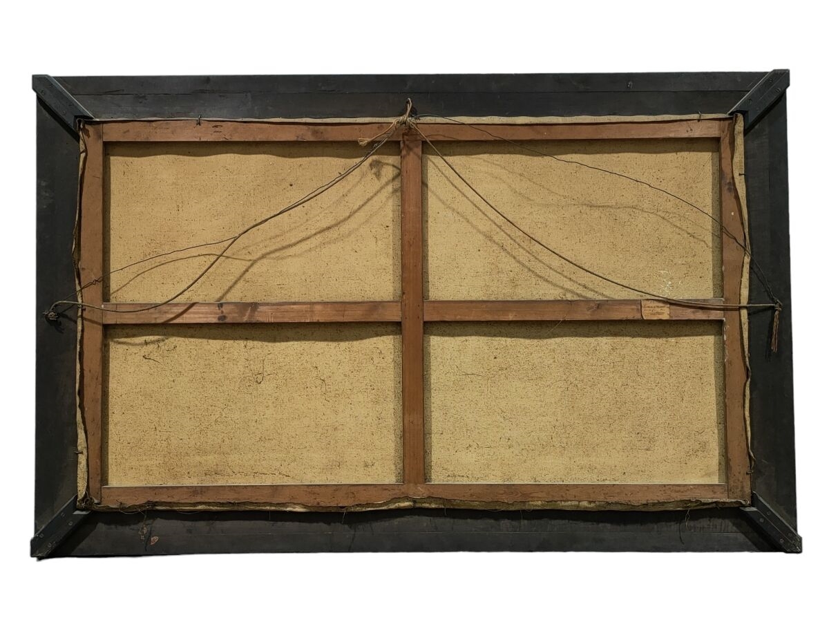 Artwork by Jean Bouchaud, Les bords de la rivière des, Made of oil on canvas