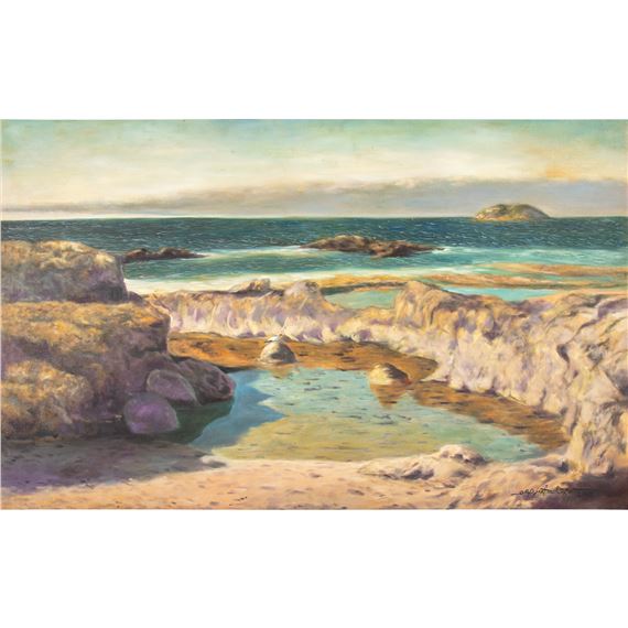 Seascape by Amado Hidalgo, dated 2012
