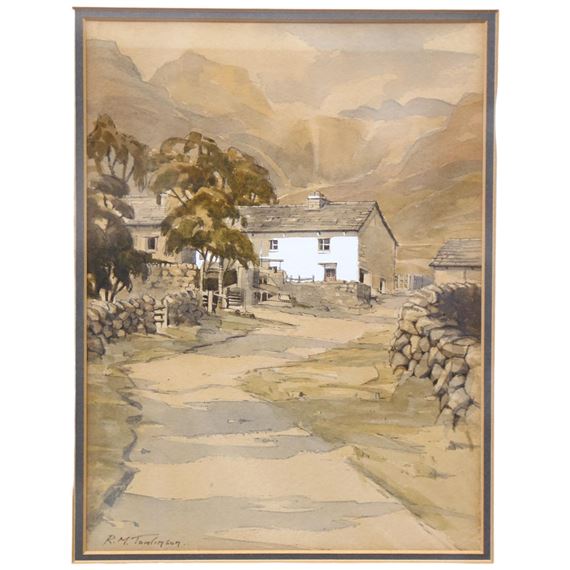 study of Millbeck Farm Longdale by R. Martin Tomlinson