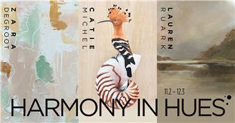 Catie Michel, Lauren Ruark, & Zara DeGroot: Harmony in Hues - Art Gym Denver