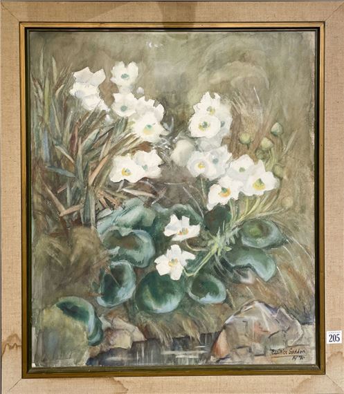 Flower Study by Beatrice Seddon, 1970