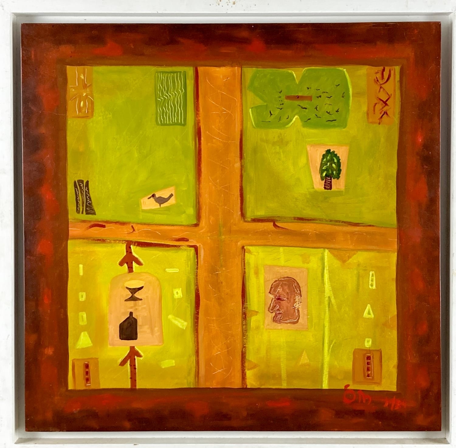 Tony O'Malley | Four Panel Landscape | MutualArt