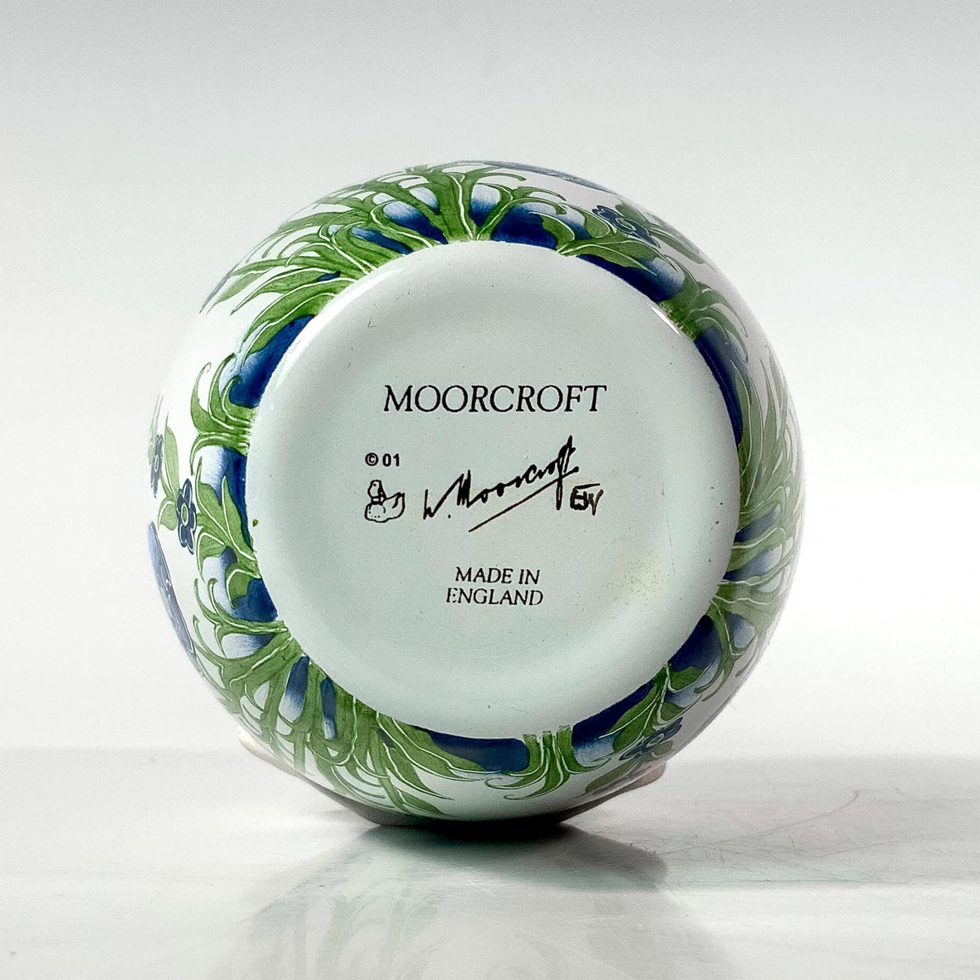 Moorcroft Moorcroft Elliot Hall Enamels Small Ginger Jar MutualArt