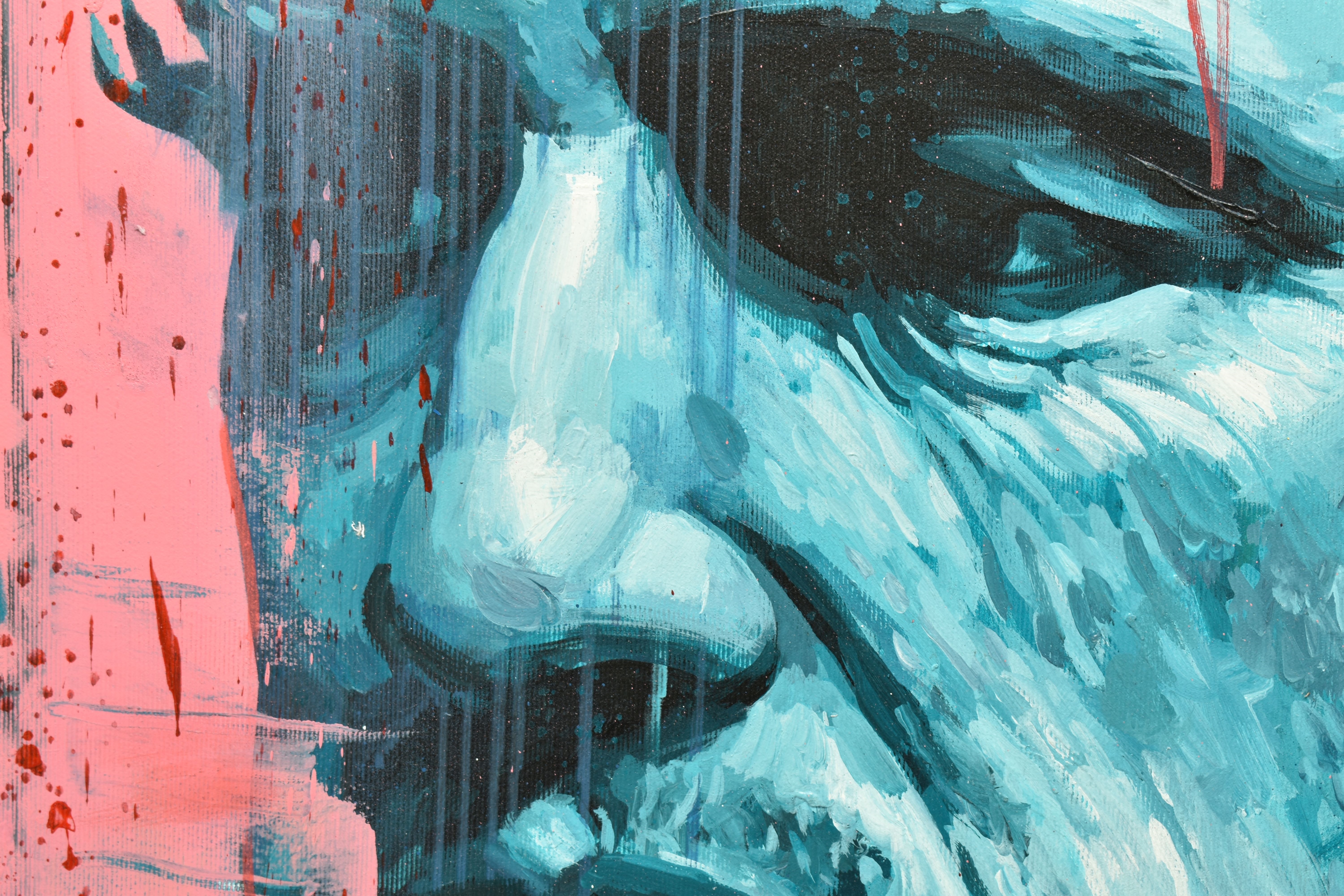 Artwork by Zinsky, THE GODFATHER, Made of mixed media on canvas