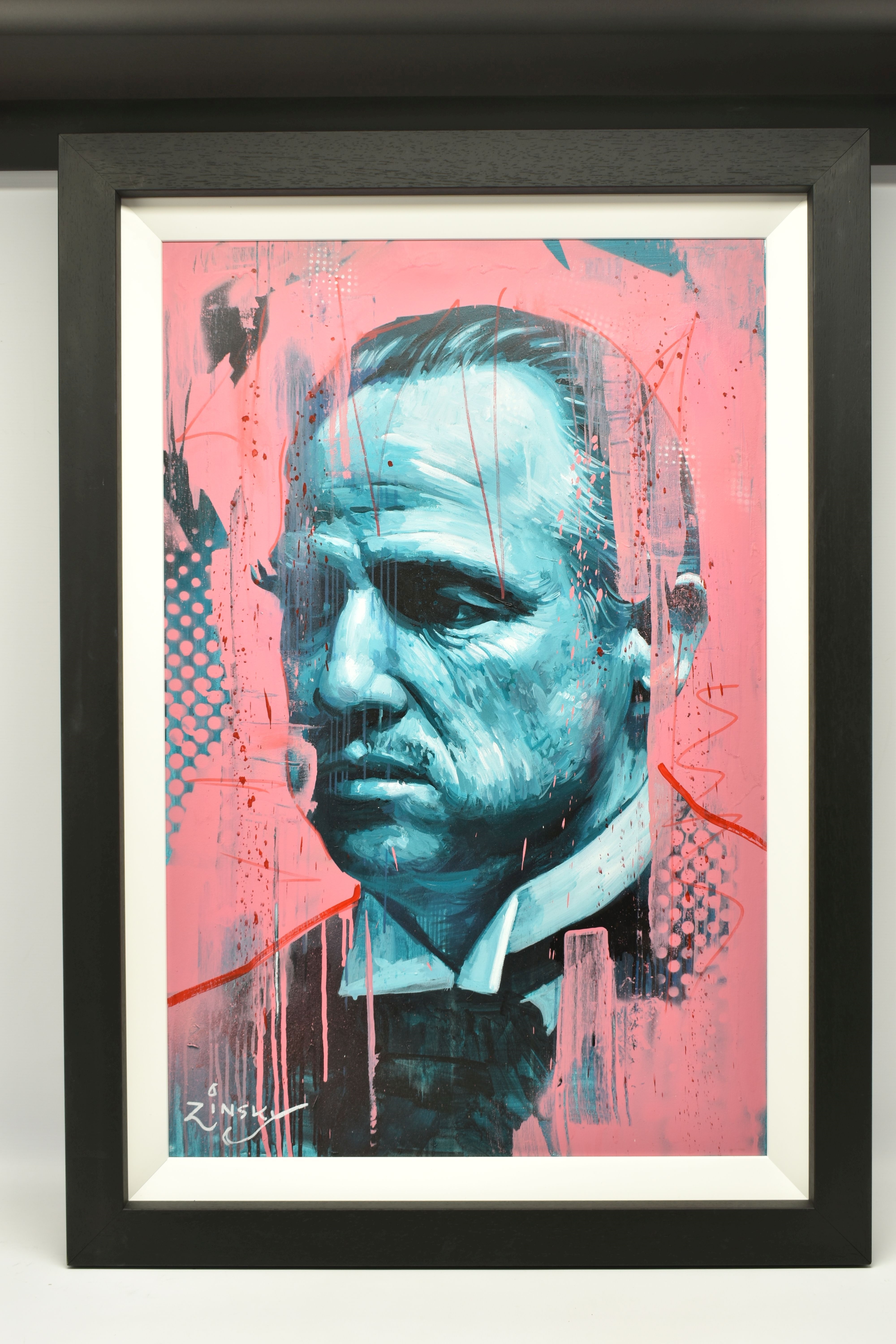 Artwork by Zinsky, THE GODFATHER, Made of mixed media on canvas