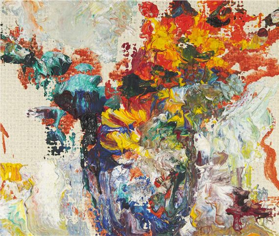 Fiala s ostrôžkou by Lea Mrázová, 1988