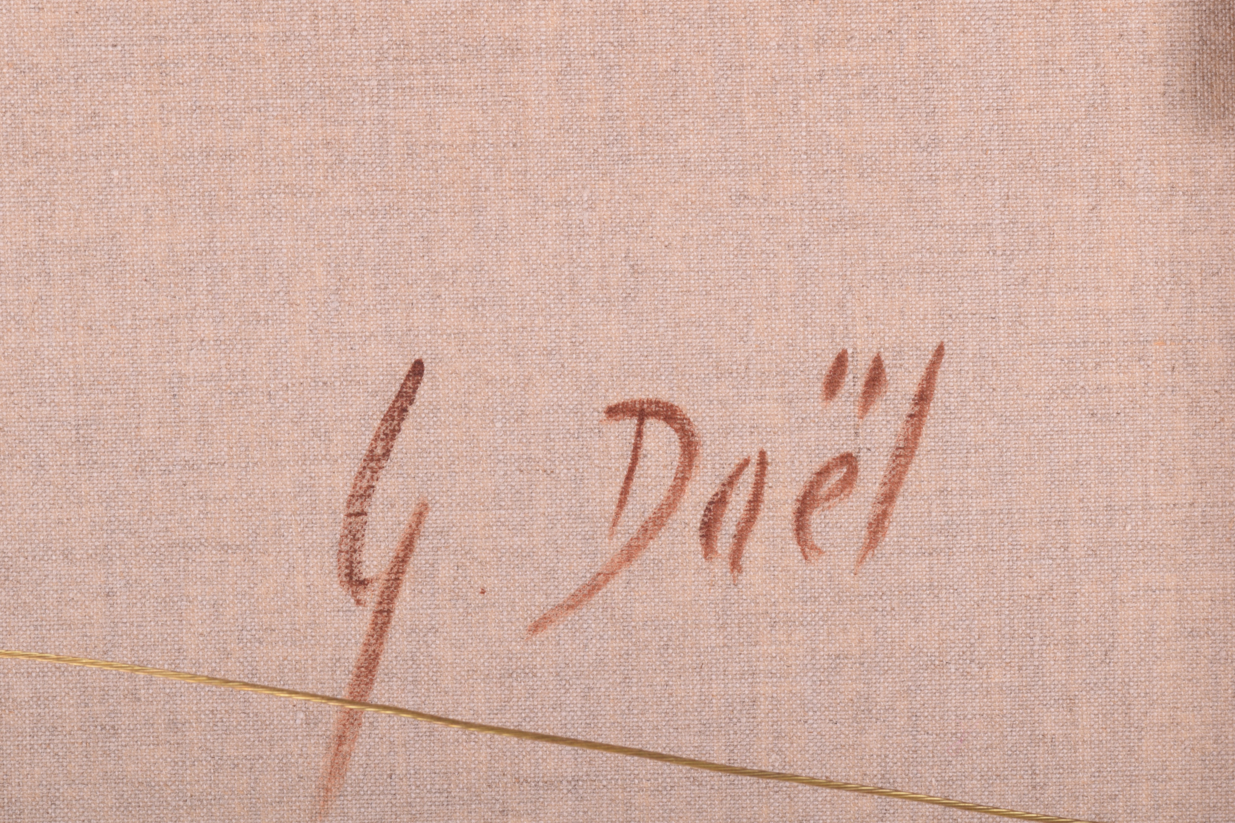 Artwork by Genevieve Dael, 'Pres du Mirior 2', Made of oil on canvas