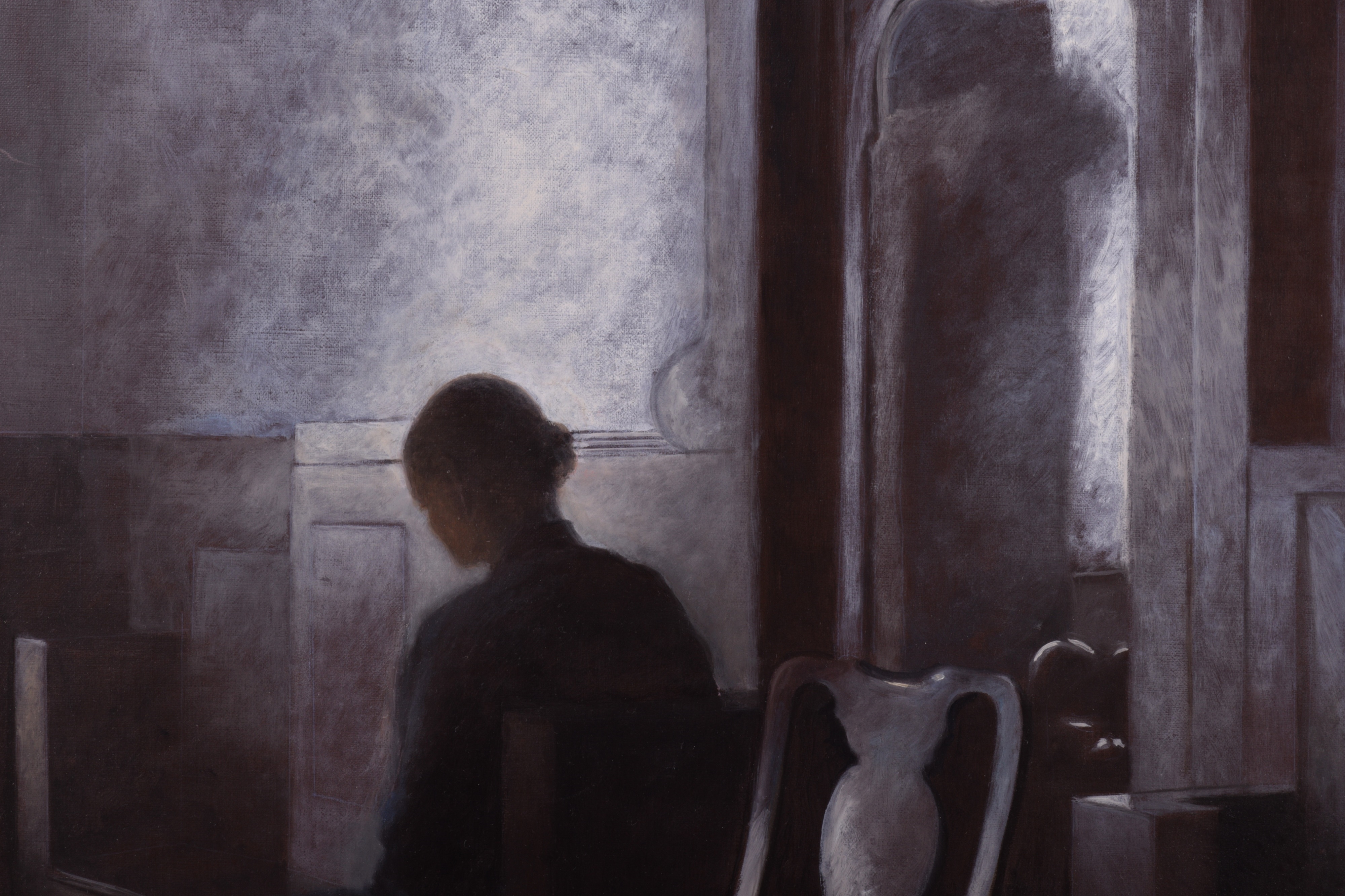 Artwork by Genevieve Dael, 'Pres du Mirior 2', Made of oil on canvas