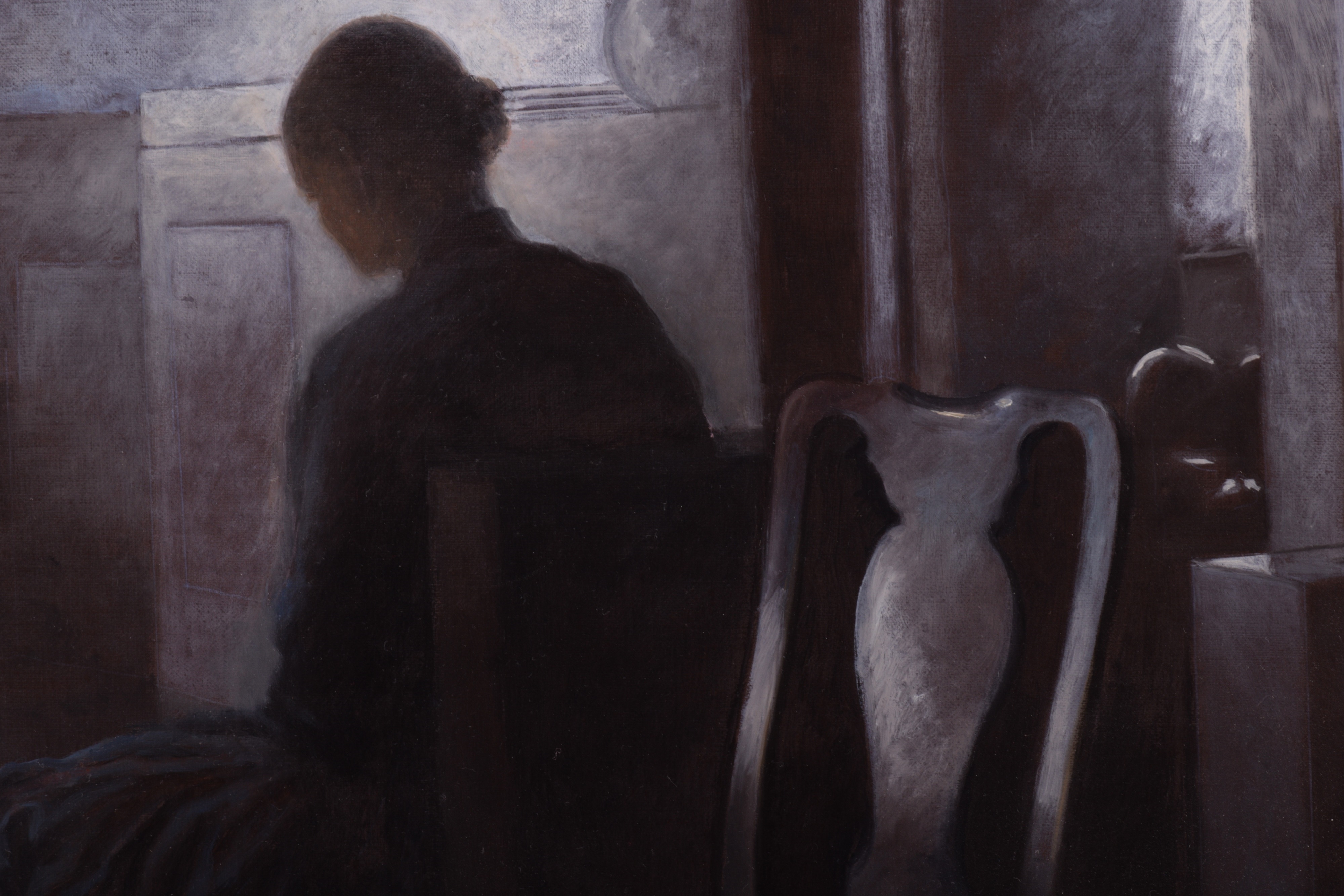 Artwork by Genevieve Dael, 'Pres du Mirior 2', Made of oil on canvas